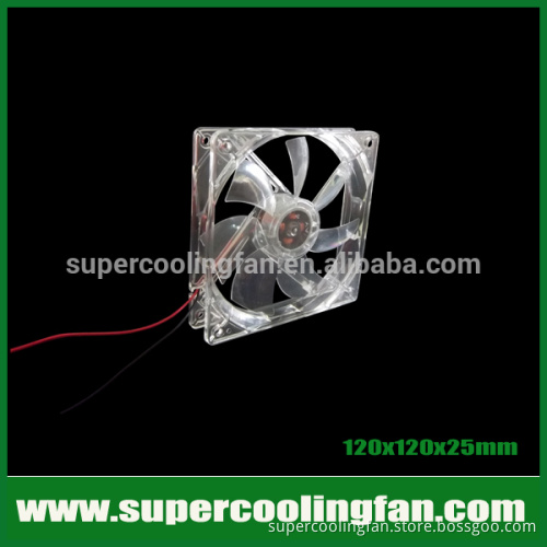 120x120x25mm 5V/12V 120mm LED Light dc computer cooling fan